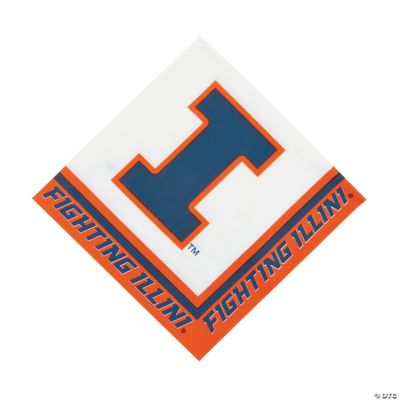 NCAA™ Illinois Luncheon Napkins