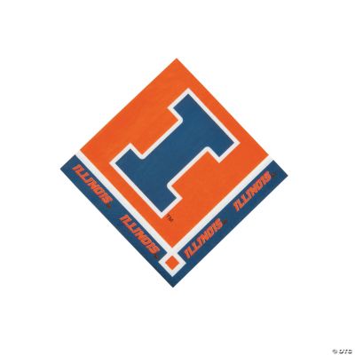 NCAA™ Illinois Beverage Napkins