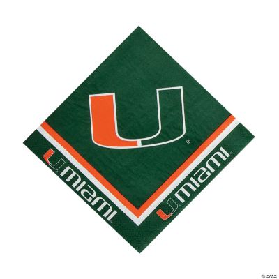 NCAA™ Miami Luncheon Napkins