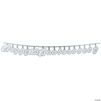 25th Anniversary Ribbon Banner