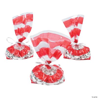 Red & White Striped Bags