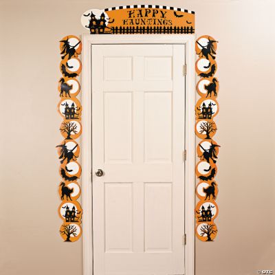 Halloween Silhouette Door Border