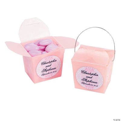 Personalized Cherry Blossom Takeout Boxes