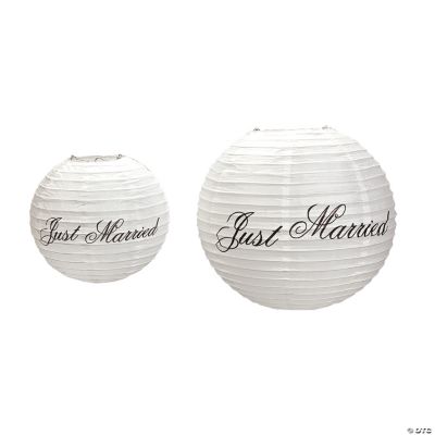 “Just Married” Lanterns