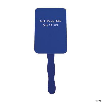 Personalized Blue Fans