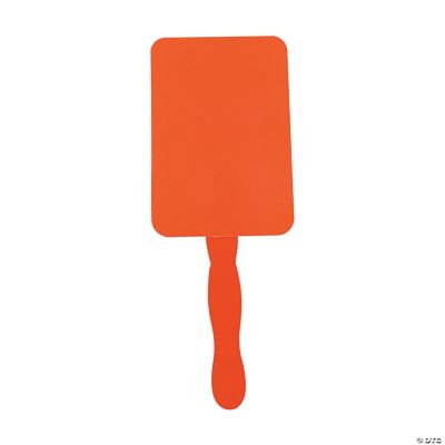 Personalized Orange Fans