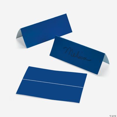 Blue Place Cards