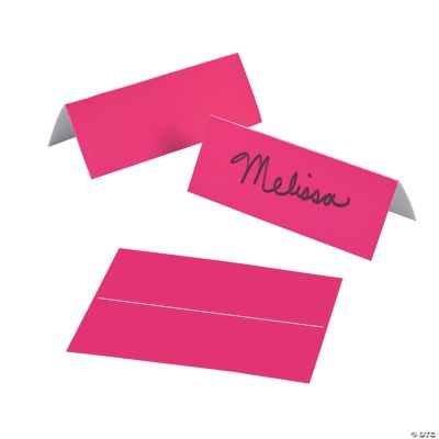 Hot Pink Place Cards