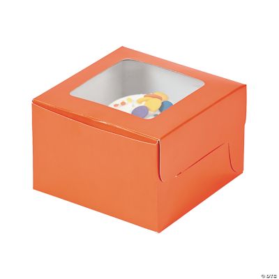 Orange Cupcake Boxes