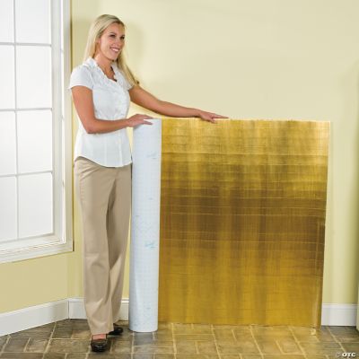 Metallic Gold Corrugated Paper Roll
