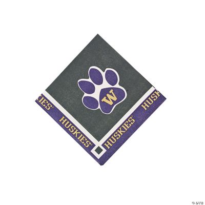 NCAA™ University Of Washington Beverage Napkins