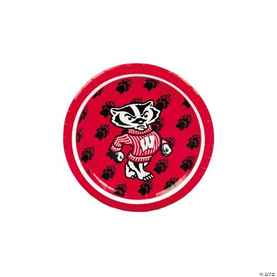 NCAA™ Wisconsin Dessert Plates