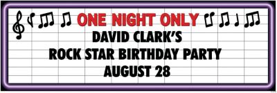 Personalized Rock Star Banner - Medium