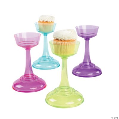 Colored Cupcake Pedestals