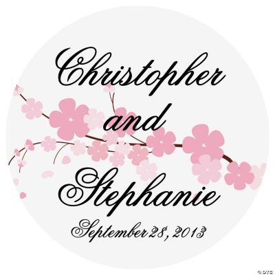 Personalized Cherry Blossom Wall Cling