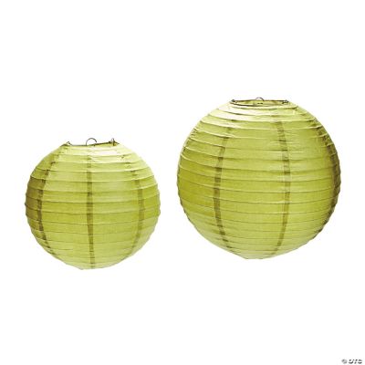 Green Paper Lanterns
