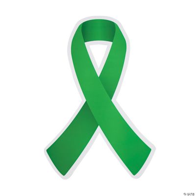 Green Awareness Ribbon Cutouts