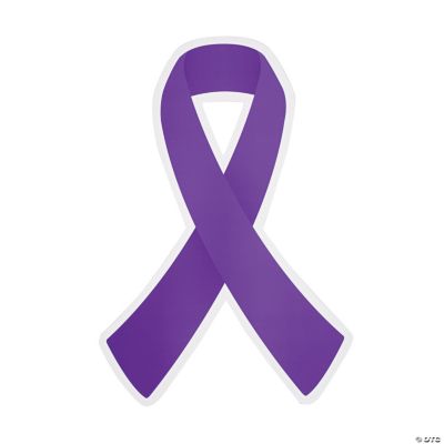 Purple Awareness Ribbon Cutouts