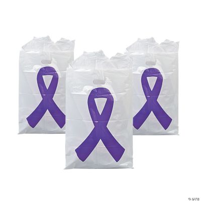 Purple Ribbon Treat Bags