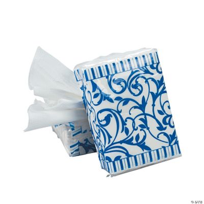 Blue Wedding Facial Tissue Packs