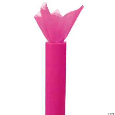 Hot Pink Small Tulle Roll