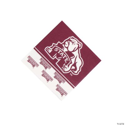NCAA™ Mississippi Bulldogs Beverage Napkins