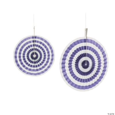 Purple Stripe Hanging Fans