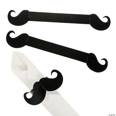 Mustache Party Napkin Rings