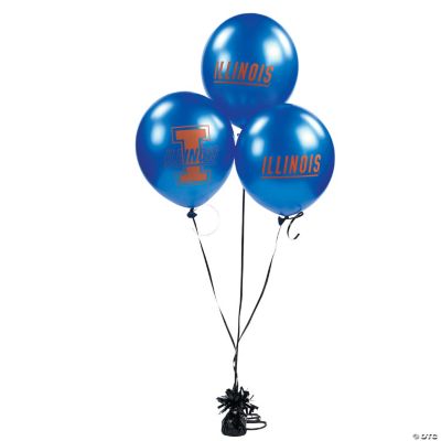 NCAA™ Illinois Latex Balloons