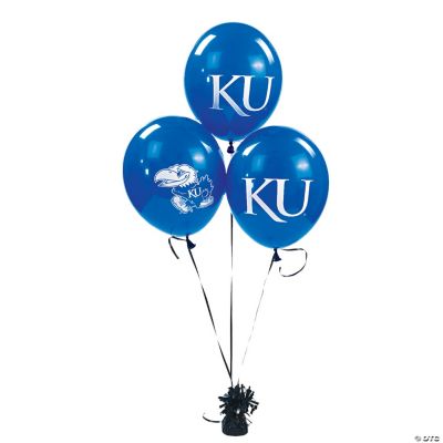 NCAA™ Kansas Latex Balloons