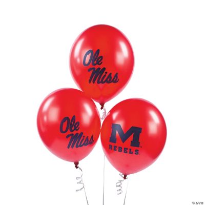 NCAA™ University Of Mississippi Latex Balloons