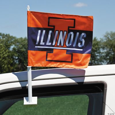 NCAA™ Illinois Car Flag