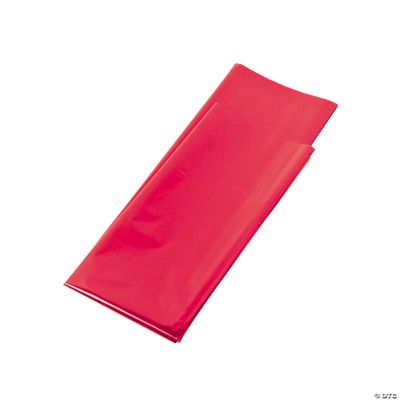Foil Metallic Gift Wrap Sheets - Red