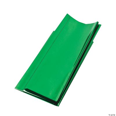 Foil Metallic Gift Wrap Sheets - Green