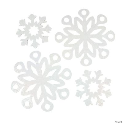 Iridescent Snowflake Cutouts