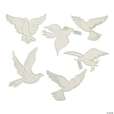 Glitter Dove Cutouts
