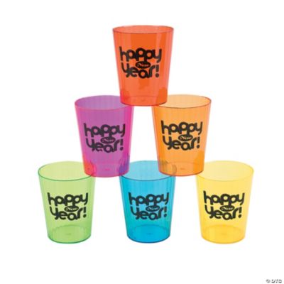 “Happy New Year” Shot Glasses