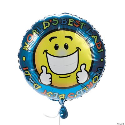 “World's Best Dad” Mylar Balloons