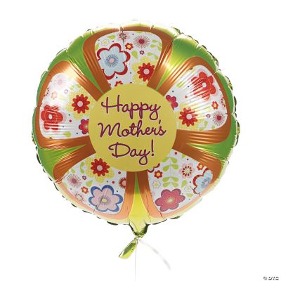 3 “Happy Mother’s Day” Flower Mylar Balloons
