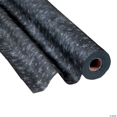Black With Silver Stars Gossamer Roll