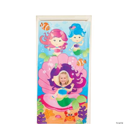 Mermaid Party Photo Door Banner