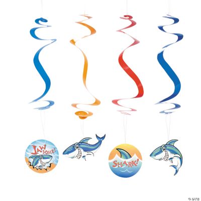 “Jawsome” Shark Dangling Swirls