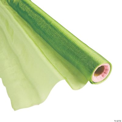 Green Shimmer Fabric Roll