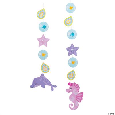 Under The Sea Girl Hanging Cutouts