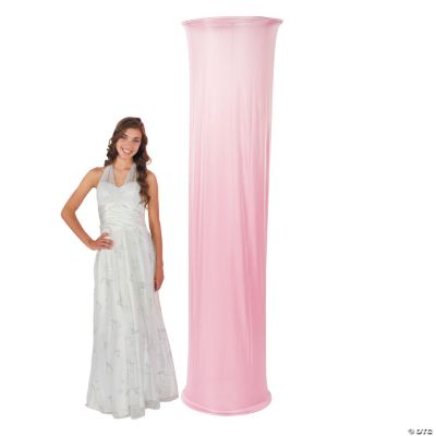 Light Pink Fabric Column Slip