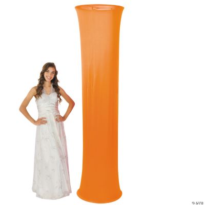 Orange Fabric Column Slip
