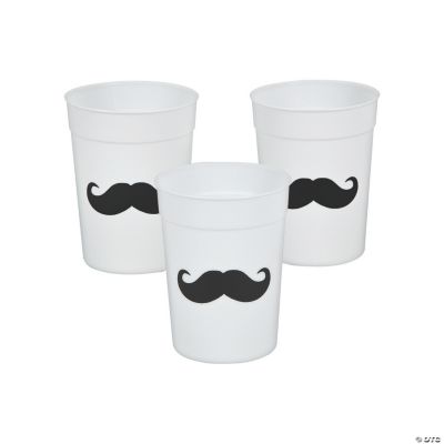 Mustache Party Tumbler Glasses
