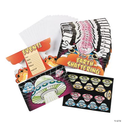 Aliens Attack Invitations