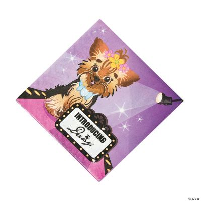 Fashion Puppy Luncheon Napkins