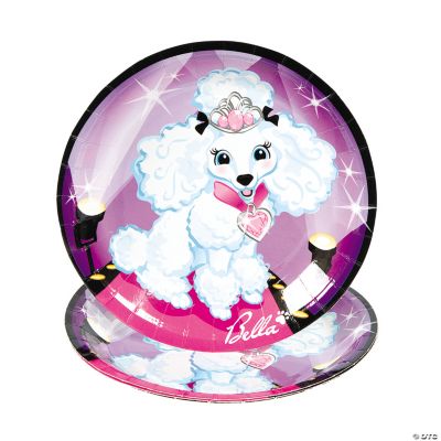 Fashion Puppy Dessert Plates
